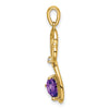 Heart Gemstone & Diamond Pendants