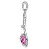 Heart Gemstone & Diamond Pendants