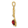 Heart Gemstone & Diamond Pendants