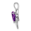 Gemstone and Diamond Heart Pendants