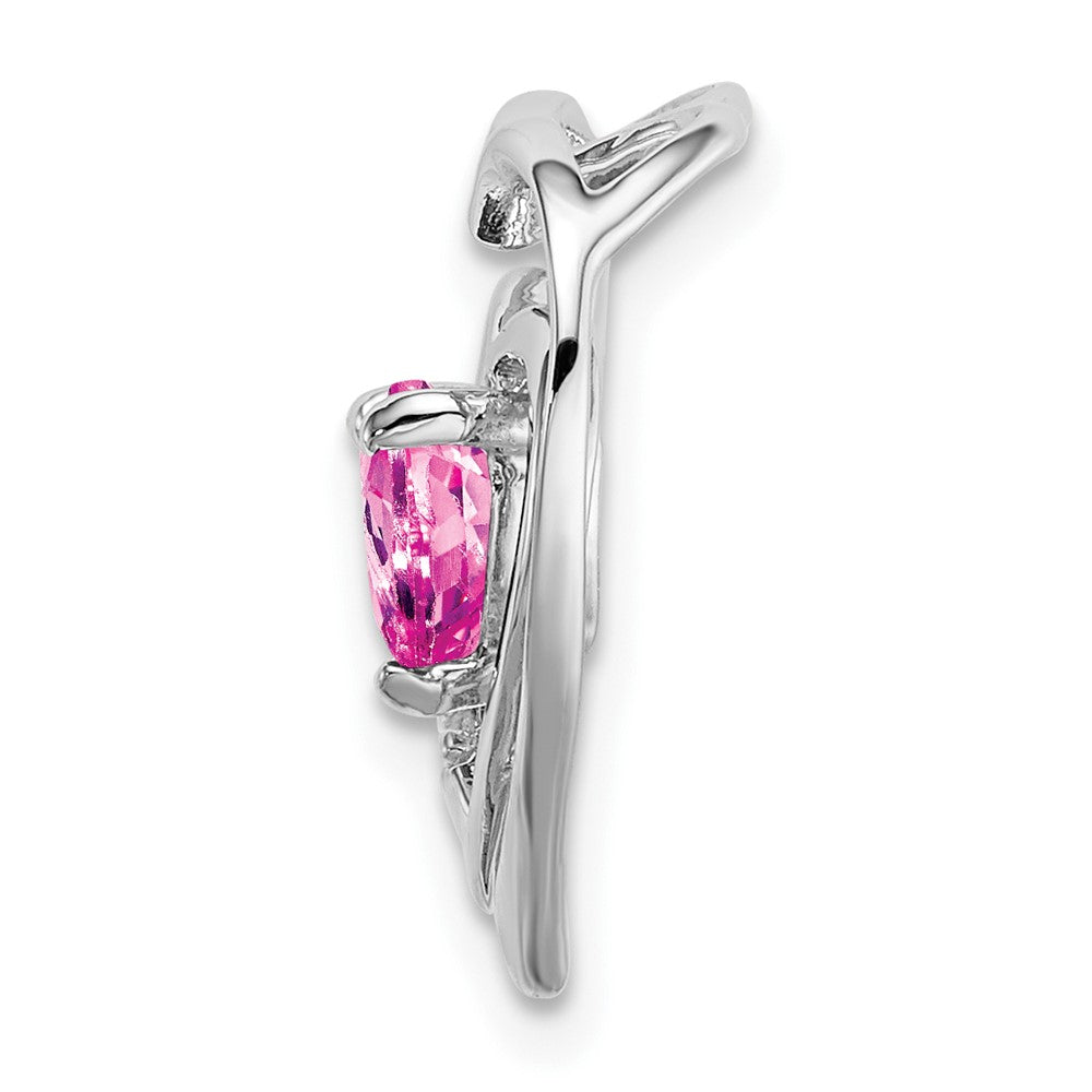 Gemstone and Diamond Heart Pendants