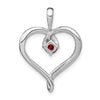 Gemstone Heart Pendants