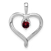 Gemstone Heart Pendants