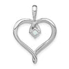 Gemstone Heart Pendants