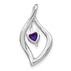 Heart Gemstone and Diamond Pendants
