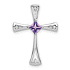 Gemstone and Diamond Cross Chain Slides