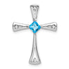 Gemstone and Diamond Cross Chain Slides