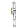 Gemstone and Diamond Cross Chain Slides
