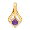 Cushion Gemstone & Diamond Pendants