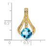 Cushion Gemstone & Diamond Pendants