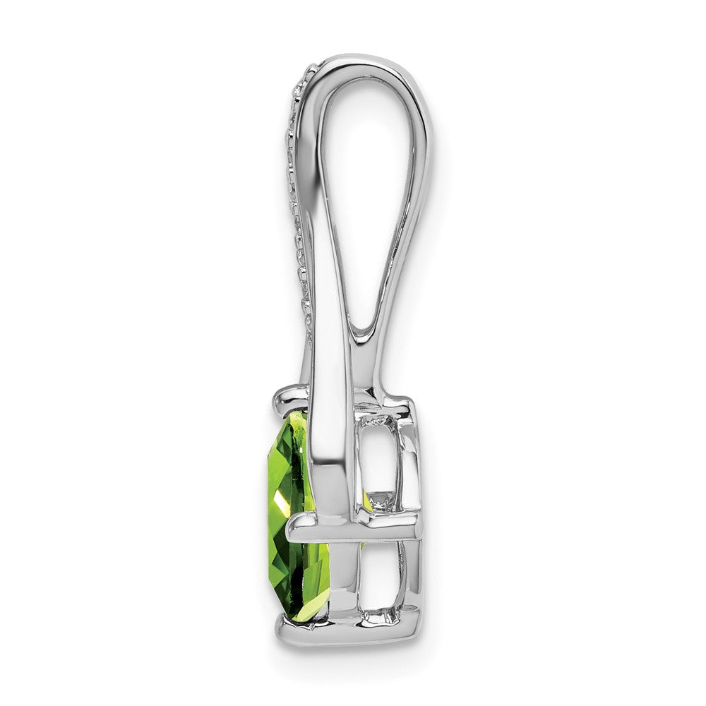 Cushion Gemstone & Diamond Pendants