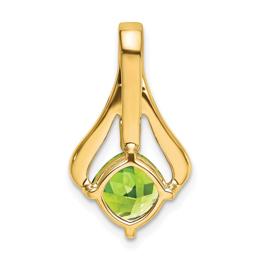 Cushion Gemstone & Diamond Pendants