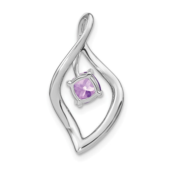 Cushion Gemstone & Diamond Pendants