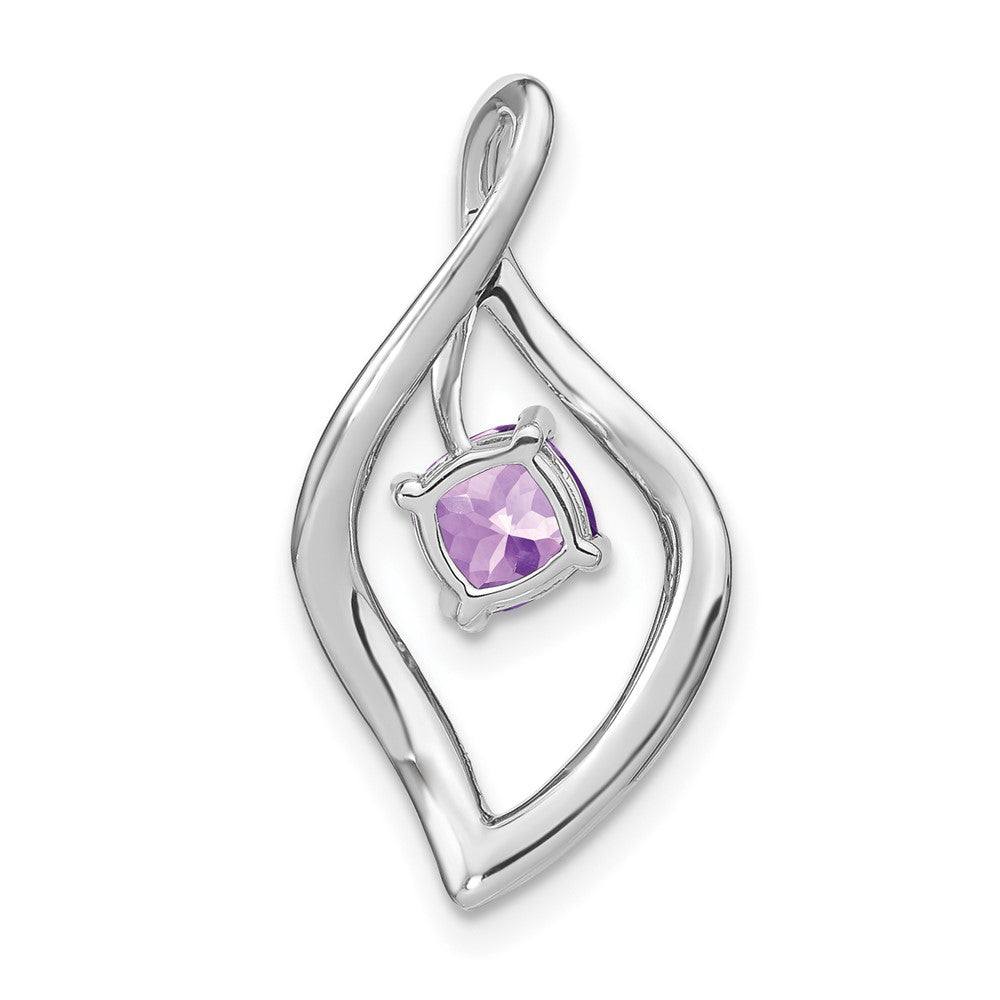 Cushion Gemstone & Diamond Pendants