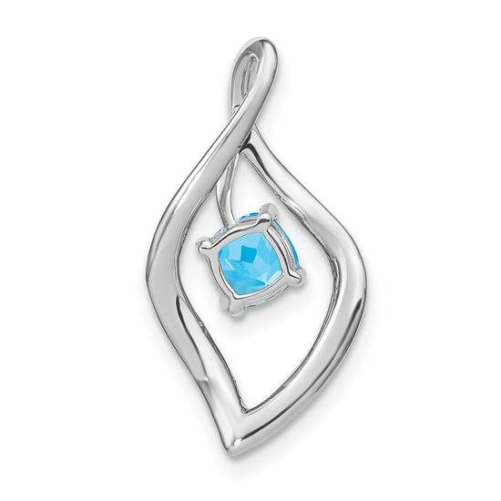 Cushion Gemstone & Diamond Pendants
