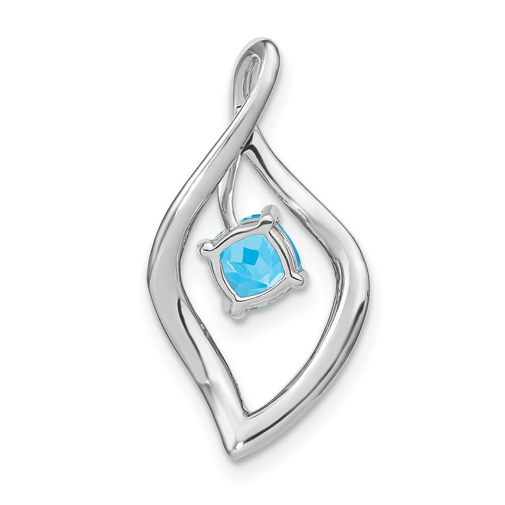 Cushion Gemstone & Diamond Pendants
