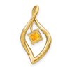 Cushion Gemstone & Diamond Pendants