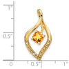 Cushion Gemstone & Diamond Pendants