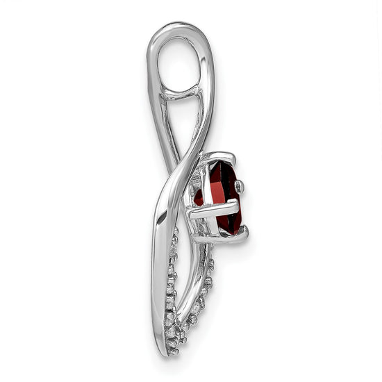 Cushion Gemstone & Diamond Pendants