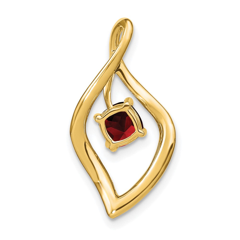 Cushion Gemstone & Diamond Pendants