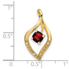 Cushion Gemstone & Diamond Pendants