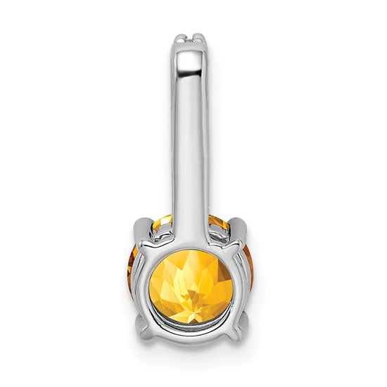 Round Gemstone & Diamond Pendants
