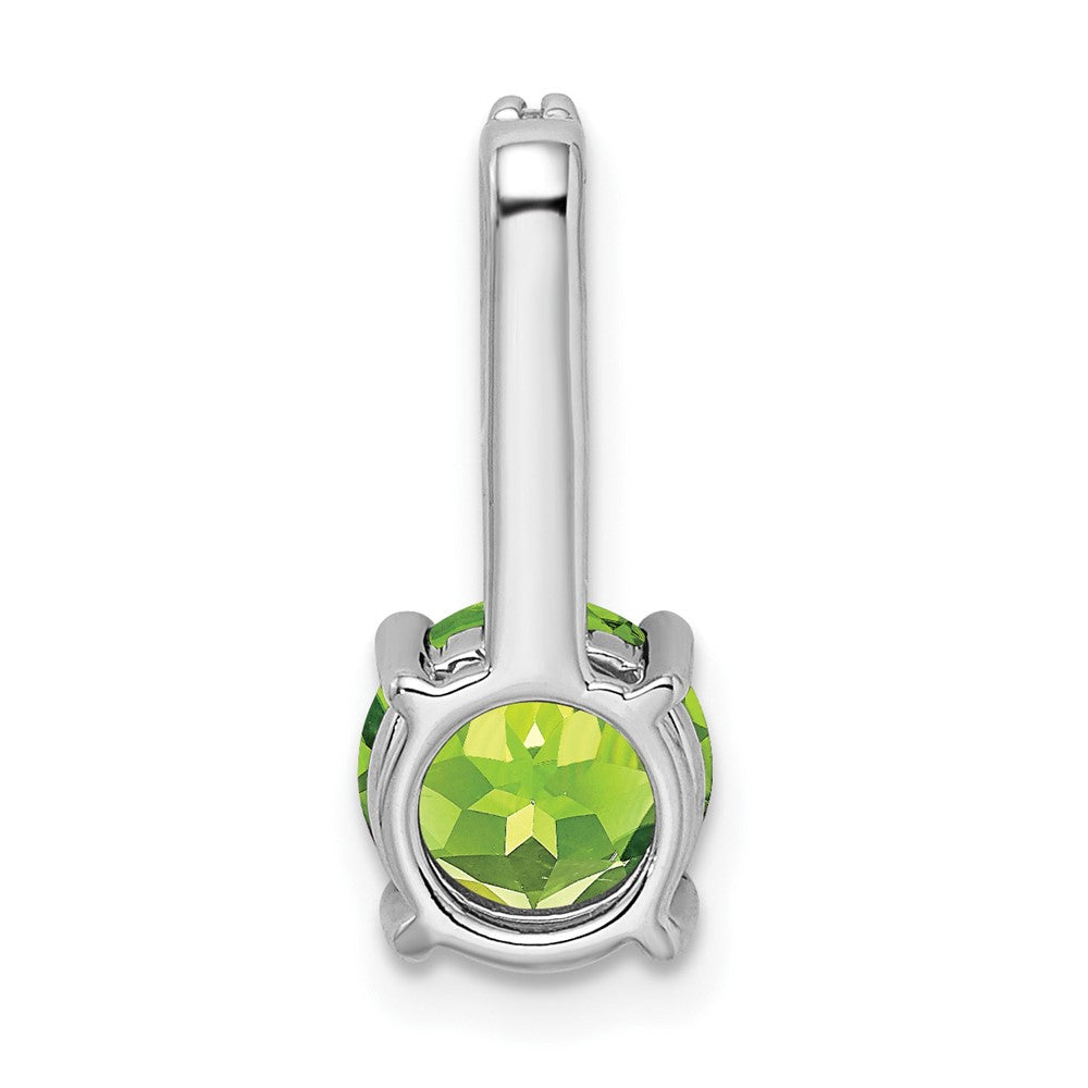 Round Gemstone & Diamond Pendants