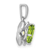 Cushion Gemstone & Diamond Pendants