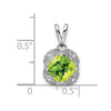 Cushion Gemstone & Diamond Pendants
