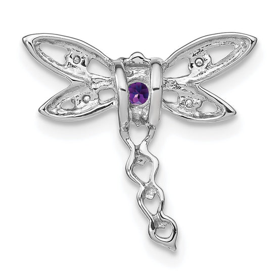 Gemstone & Diamond Dragonfly Chain Slides
