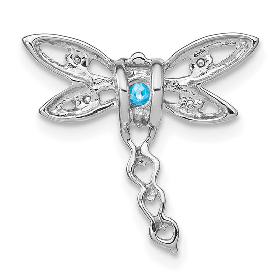 Gemstone & Diamond Dragonfly Chain Slides