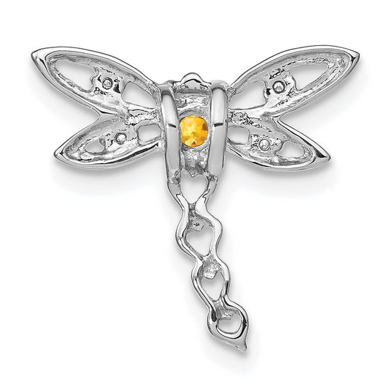 Gemstone & Diamond Dragonfly Chain Slides