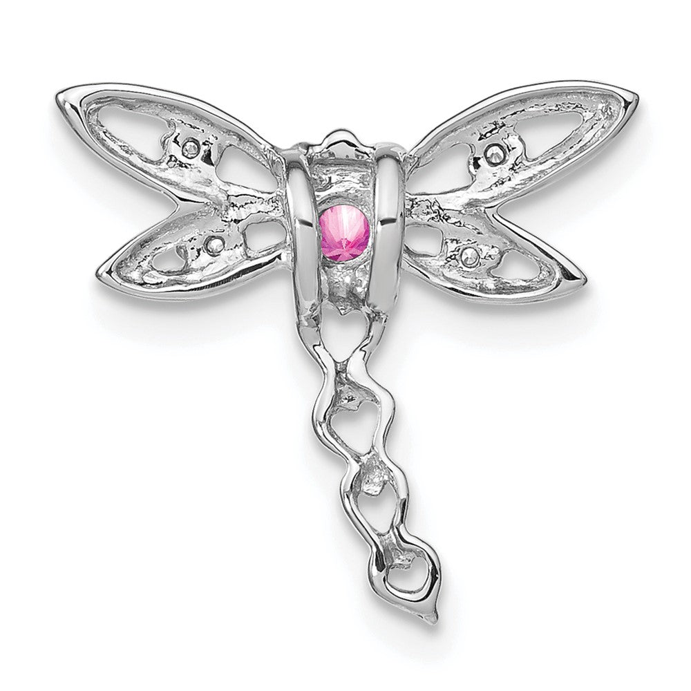 Gemstone & Diamond Dragonfly Chain Slides