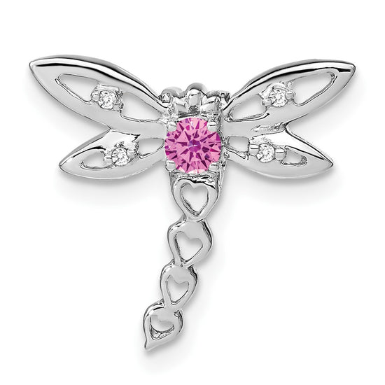 Gemstone & Diamond Dragonfly Chain Slides