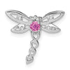 Gemstone & Diamond Dragonfly Chain Slides