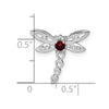 Gemstone & Diamond Dragonfly Chain Slides