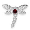 Gemstone & Diamond Dragonfly Chain Slides