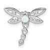 Gemstone & Diamond Dragonfly Chain Slides