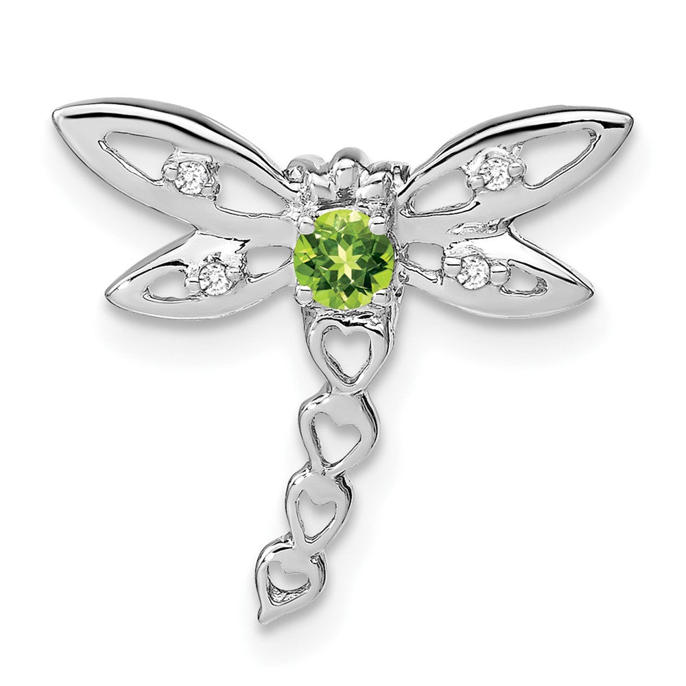 Gemstone & Diamond Dragonfly Chain Slides