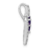 Round Gemstone & Diamond Pendants