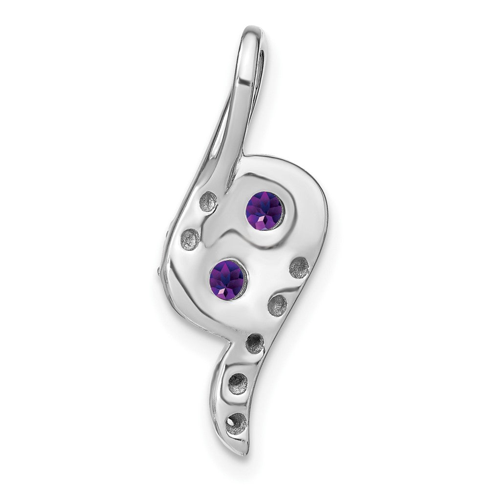Round Gemstone & Diamond Pendants