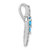 Round Gemstone & Diamond Pendants