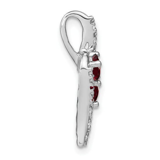 Round Gemstone & Diamond Pendants