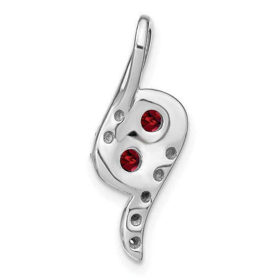 Round Gemstone & Diamond Pendants
