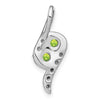 Round Gemstone & Diamond Pendants