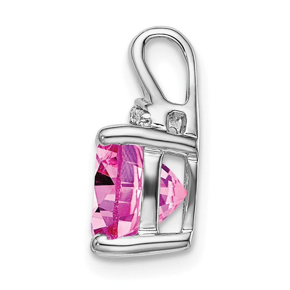 Cushion Gemstone & Diamond Pendants