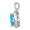 Cushion Gemstone & Diamond Pendants
