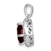 Cushion Gemstone & Diamond Pendants