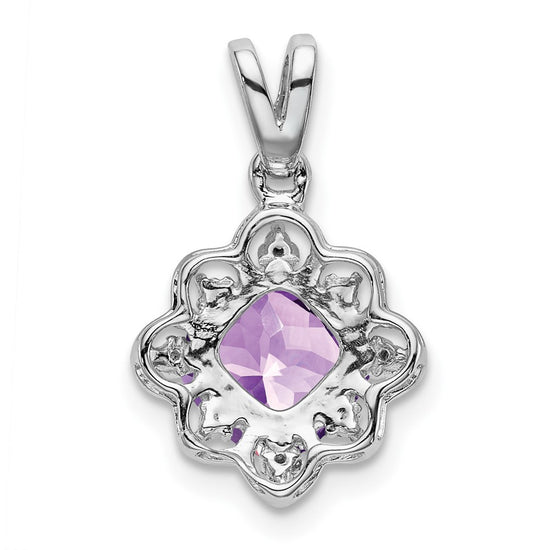 Gemstone and Diamond Scalloped Pendants