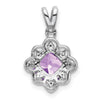 Gemstone and Diamond Scalloped Pendants